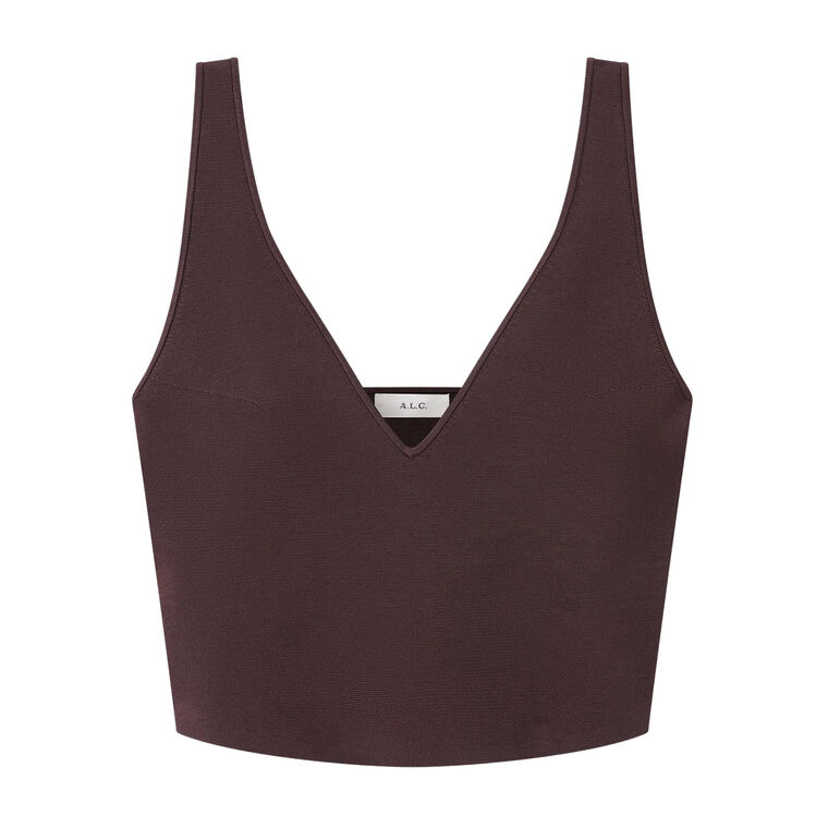 Ani Sleeveless Compact Knit Top image number null