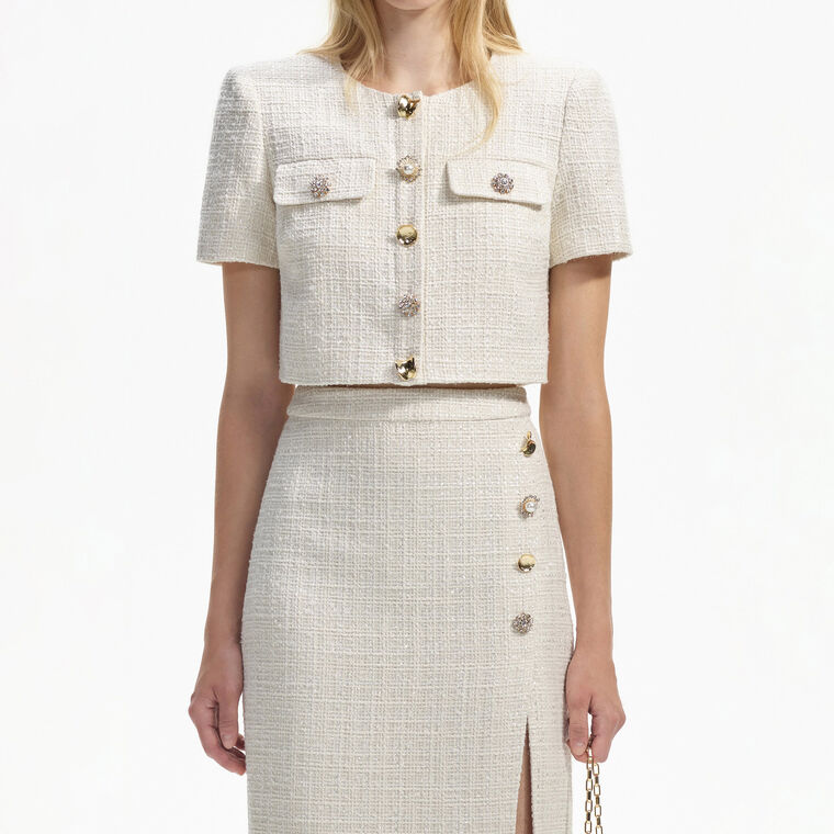 Boucle Crop Top image number null