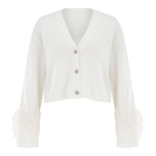 Briana Feather Cardigan