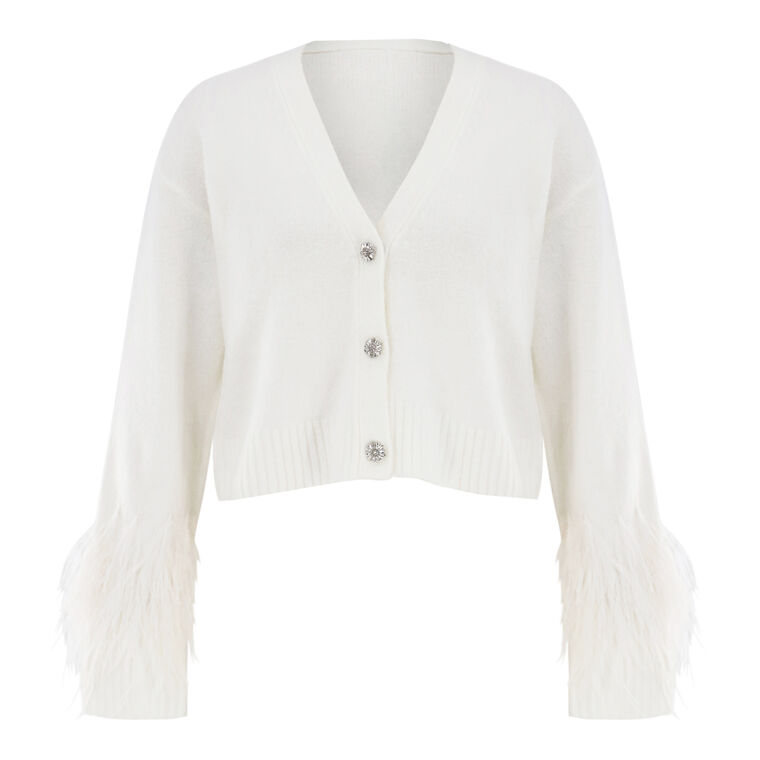 Briana Feather Cardigan image number null