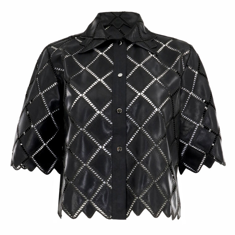 Lozenge Short Sleeve Shirt image number null