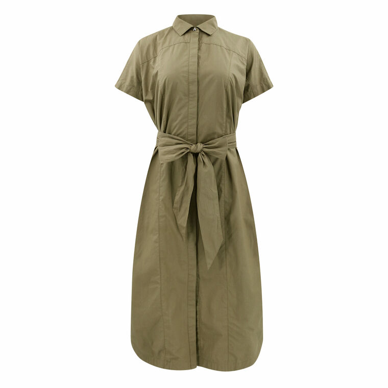 Mikala Belted Shirt Dress image number null
