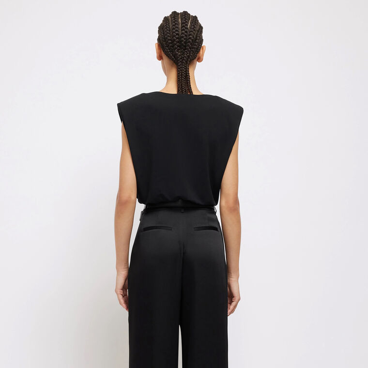 Daton Sleeveless Draped Top image number null