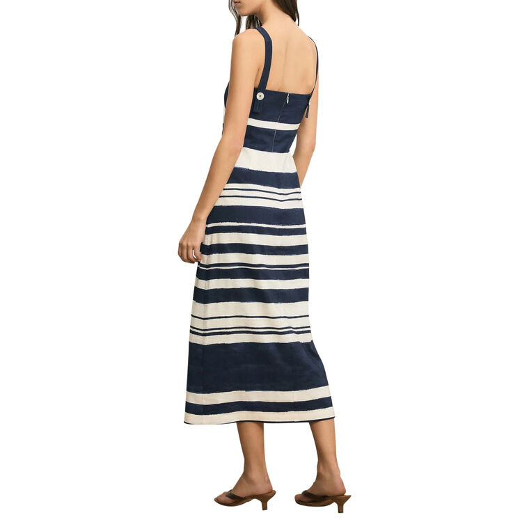 Ella Sleeveless A-Line Midi Dress image number null