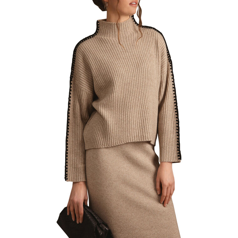 Mochi Mock Neck Sweater image number null