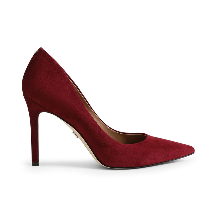 Hazel Pointed Toe Suede Pump image number null