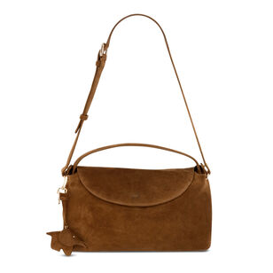 Ani Suede Satchel With Charm