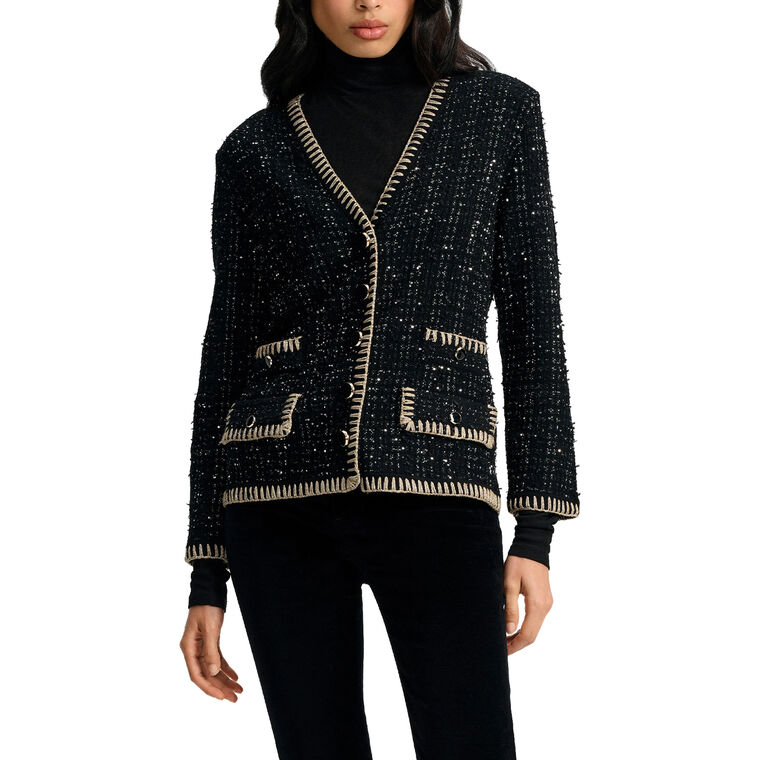Ceriani Tweed Knit Jacket image number null