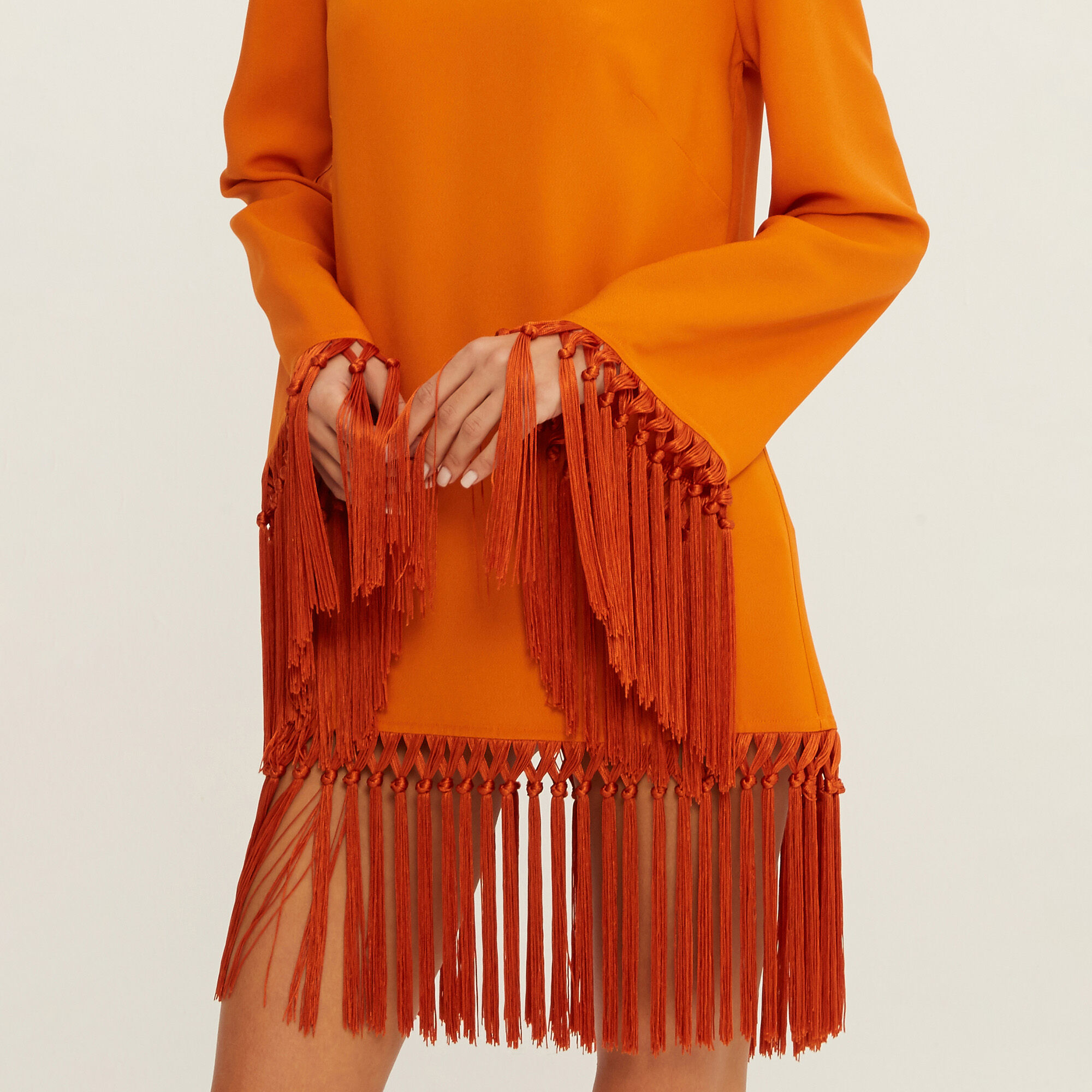 【送料無料/即納】  Claudia Fringed Dress ワンピース