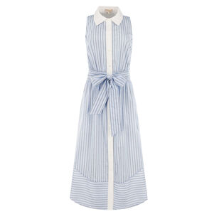 Juniper Sleeveless Embellished Midi Shirt Dress
