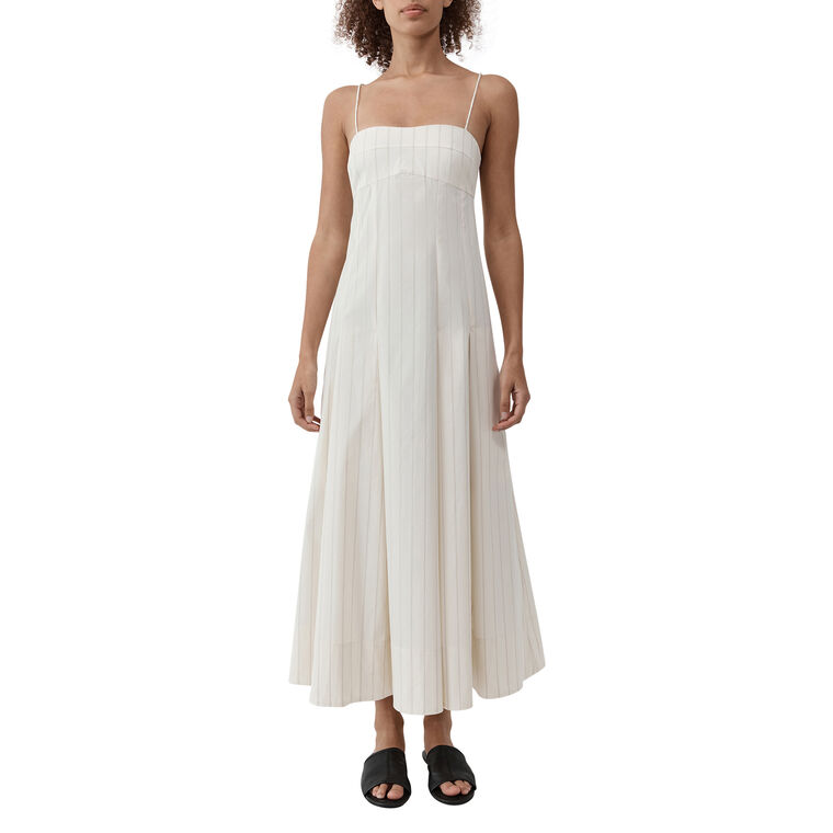 Everyday Cotton Pleat Dress image number null
