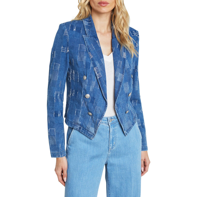 Wayne Denim Blazer image number null