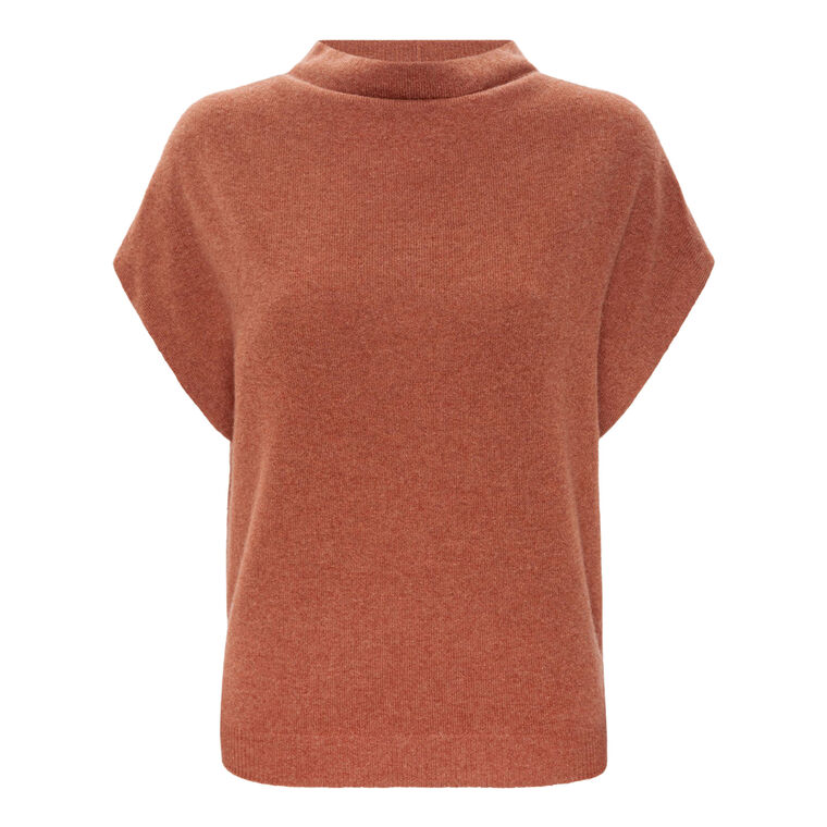 The Morten Funnel Neck Cashmere Top image number null