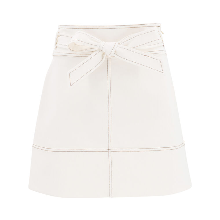 Courtney Wrap Denim Skirt image number null