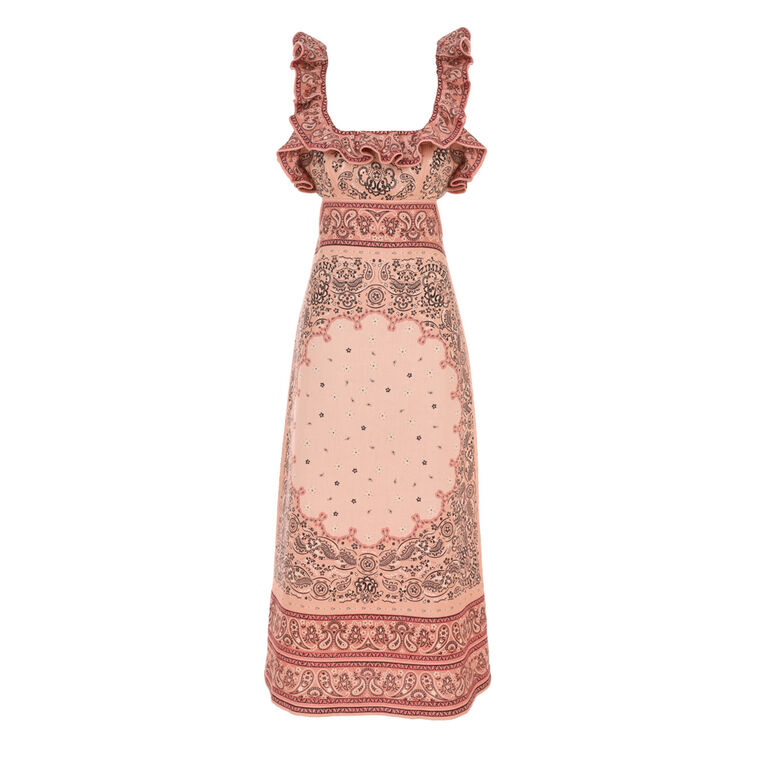 Matchmaker Frilled Midi Dress image number null