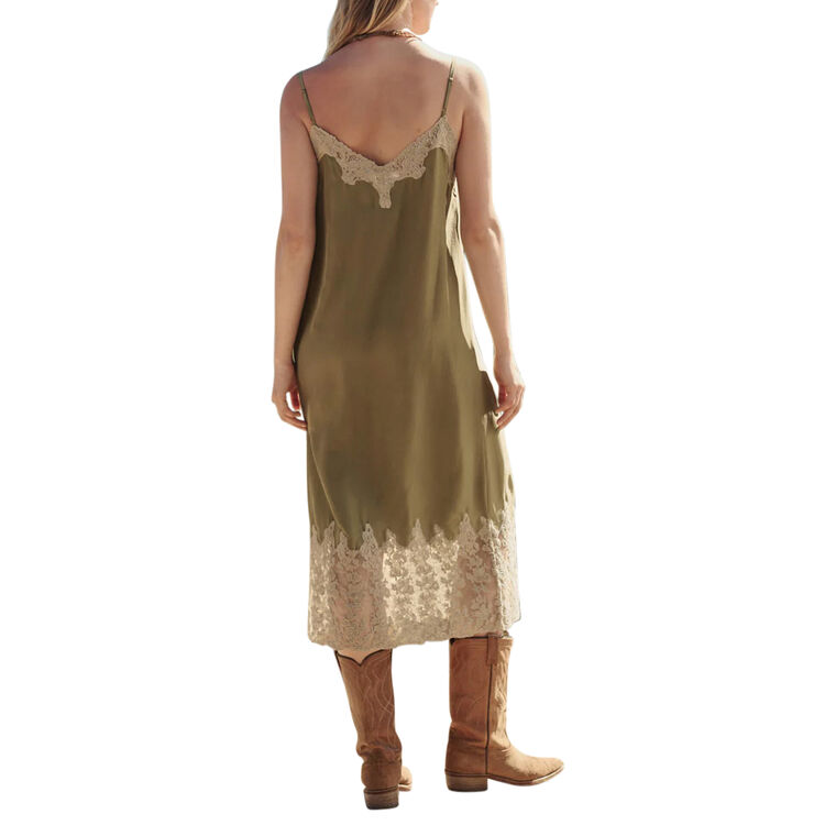The Legacy Sleeveless Midi Slip Dress image number null