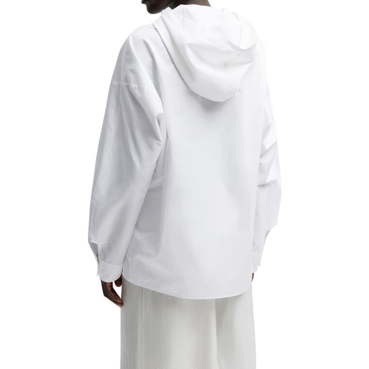 Eco Poplin Hooded Shirt image number null