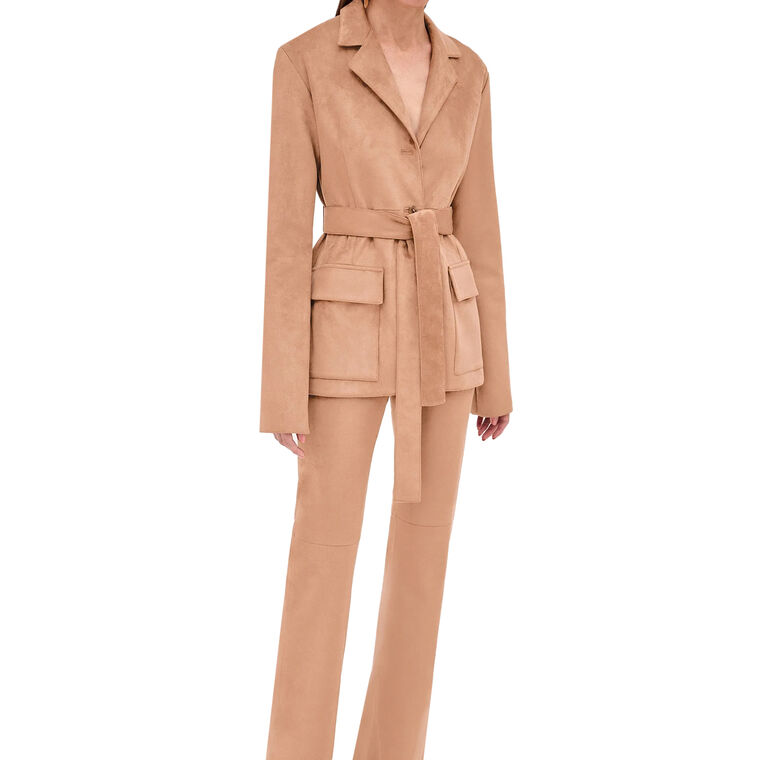 Lazlo Vegan Suede Blazer image number null