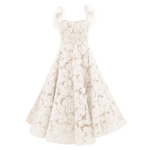 Sabrina Sleeveless Bow Strap Midi Dress