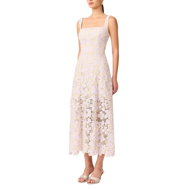 Jasmine Sleeveless A-Line Midi Dress image number null
