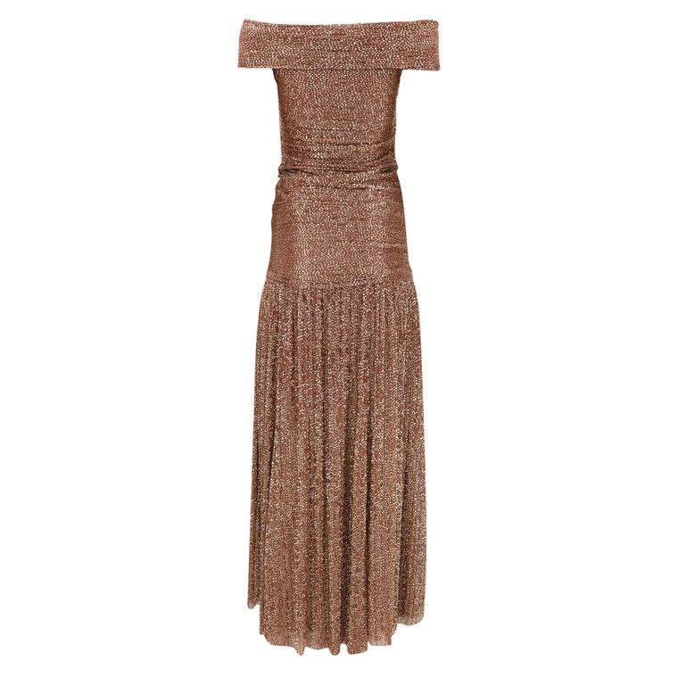 Nolan Off-Shoulder Belted Maxi Dress image number null