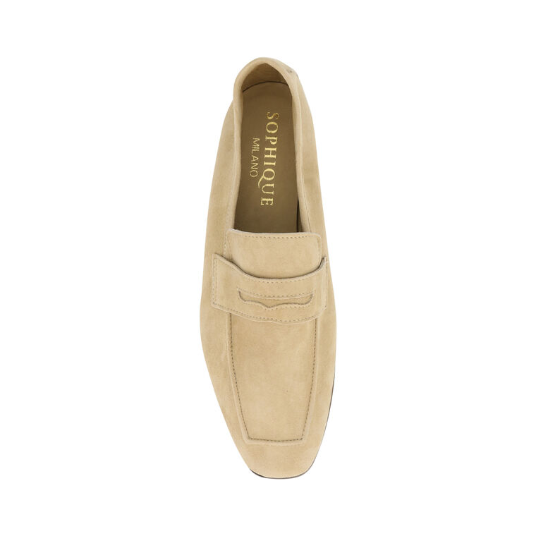 Essenziale Classic Suede Penny Loafers image number null