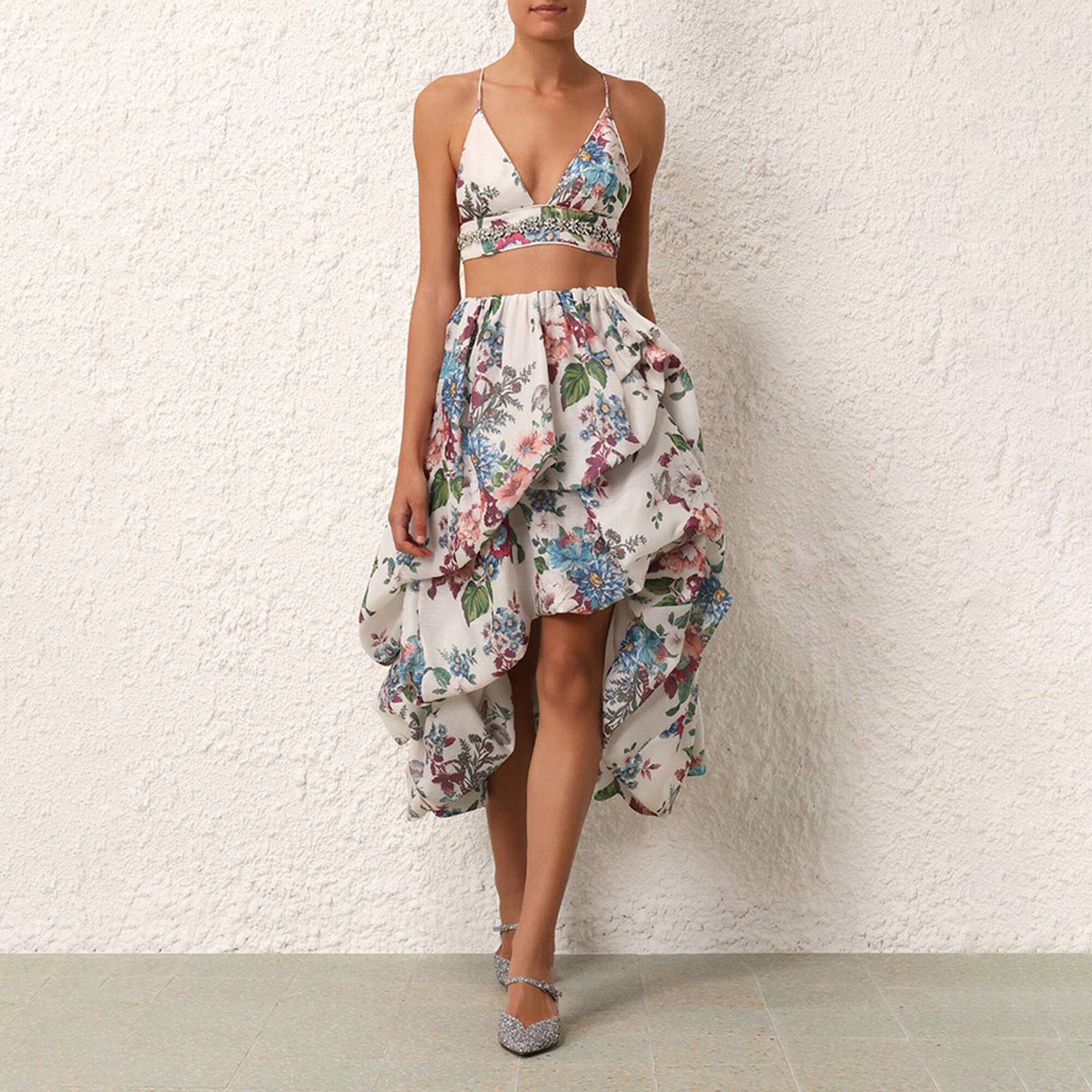 【Zimmermann】MATCHMAKER DRAPE SKIRT ドレープ スカート Matchmaker Drape Skirt