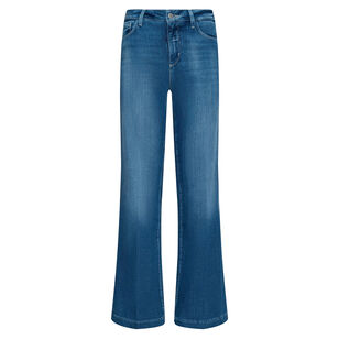 Scottie High Rise Cropped Wide Leg Jean