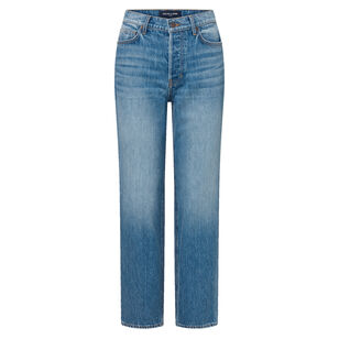 Leah Mid Rise Straight Leg Jean