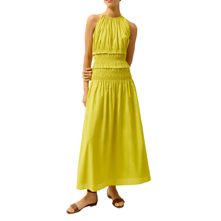 Odeliah Sleeveless Smocked Waisted Maxi Dress image number null