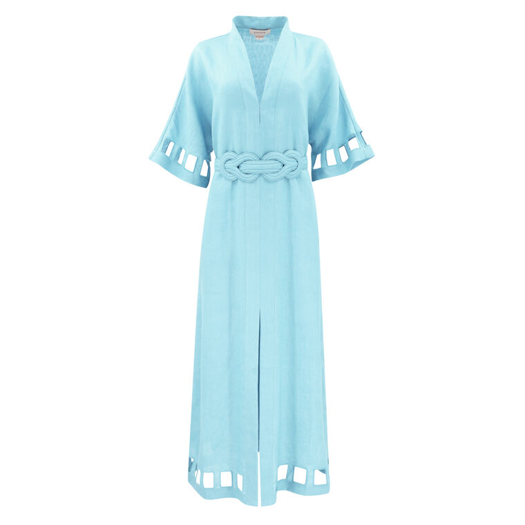 Adaline Belted Midi Dress image number null