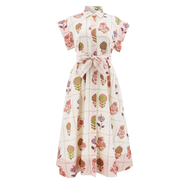 Taormina Belted Shirt Dress image number null