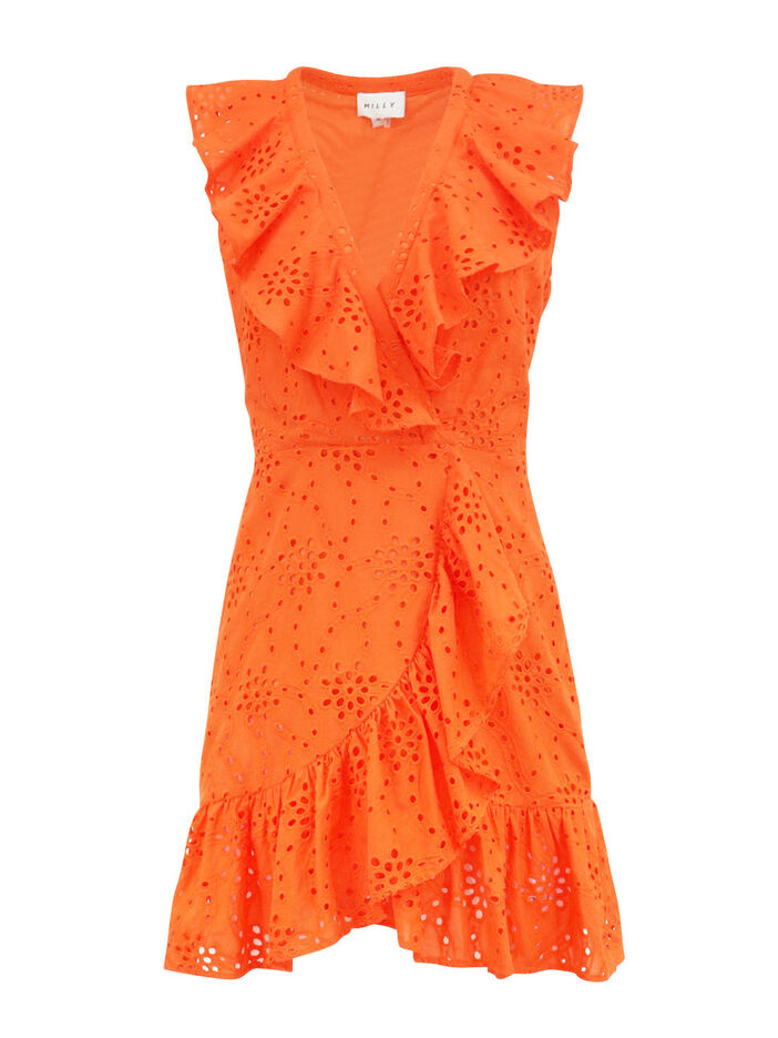 Novi Eyelet Wrap Dress image number null