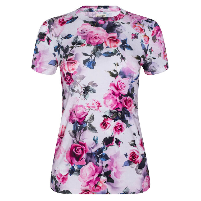 Ressi Short Sleeve Crewneck Fitted Tee image number null