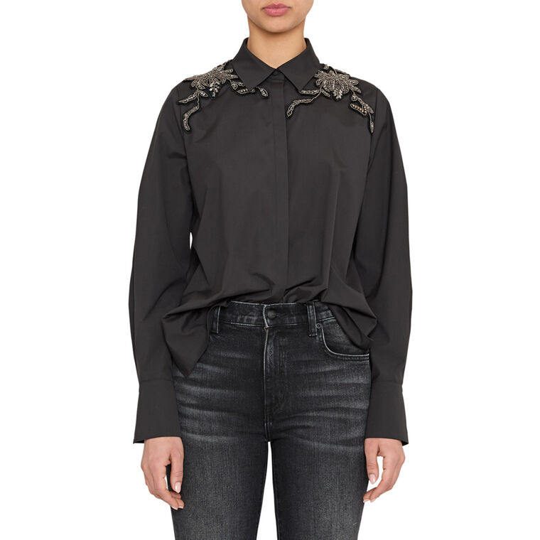Levine Embellished Blouse image number null