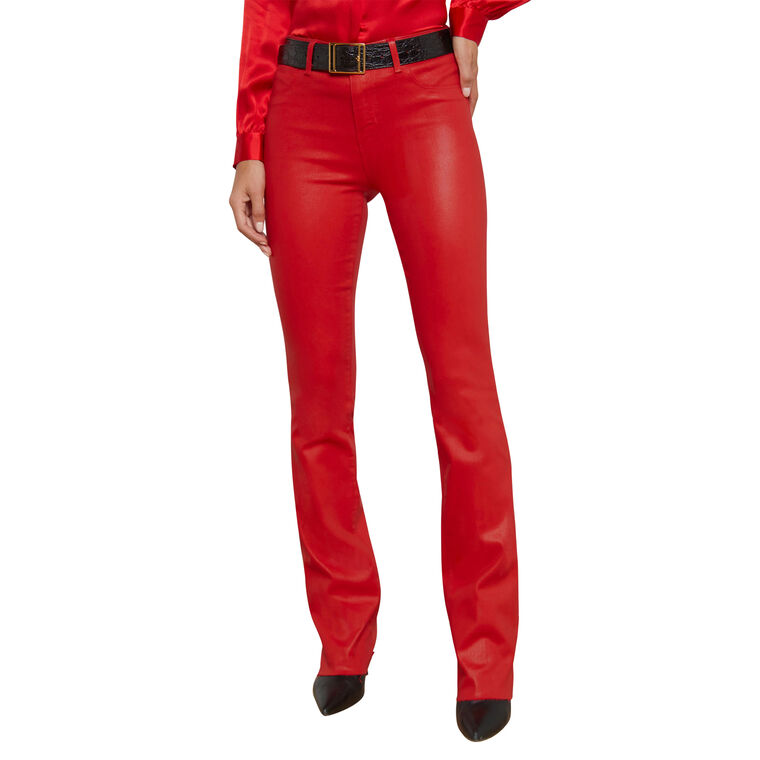 Ruth Coated Straight-Leg Jean image number null