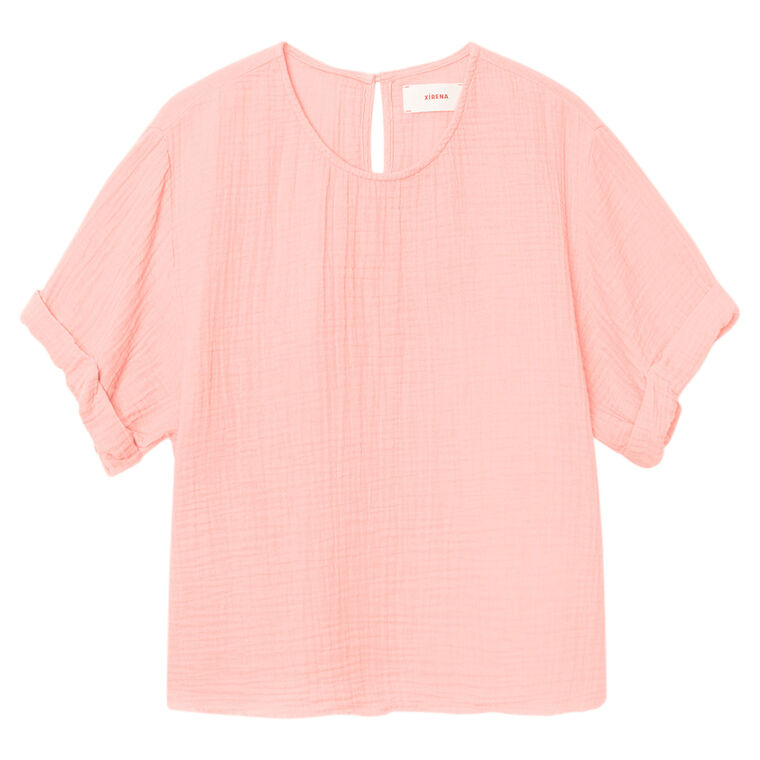 Carson Short Sleeve Popover Top image number null