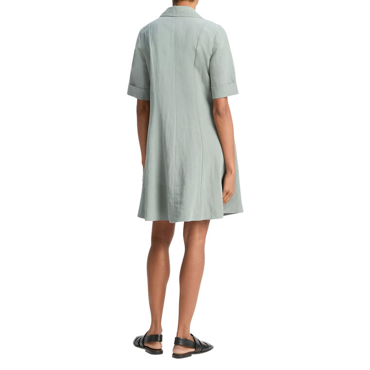 Short Sleeve A-Line Mini Dress image number null