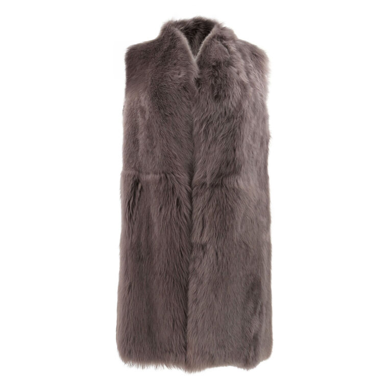 Adele Reversible Long Vest image number null