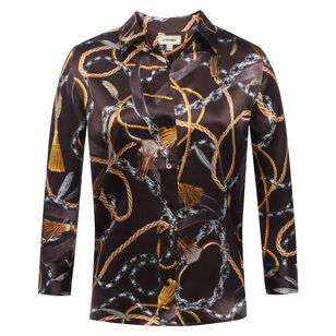 Dani 3/4 Sleeve Silk Blouse