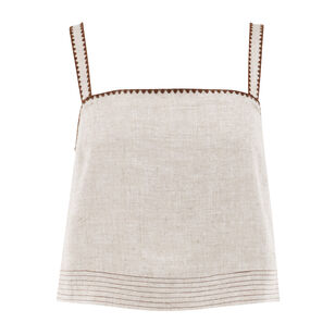 Sasha Linen Tank Top