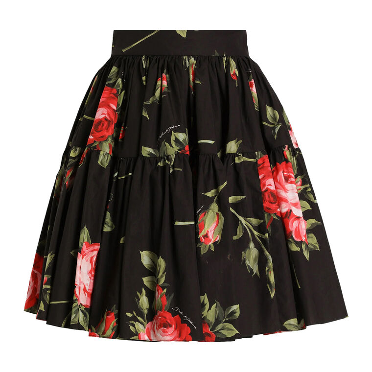 Cotton Poplin Mini Skirt image number null