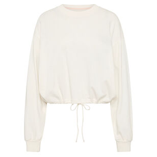 Drawstring Long Sleeve Top