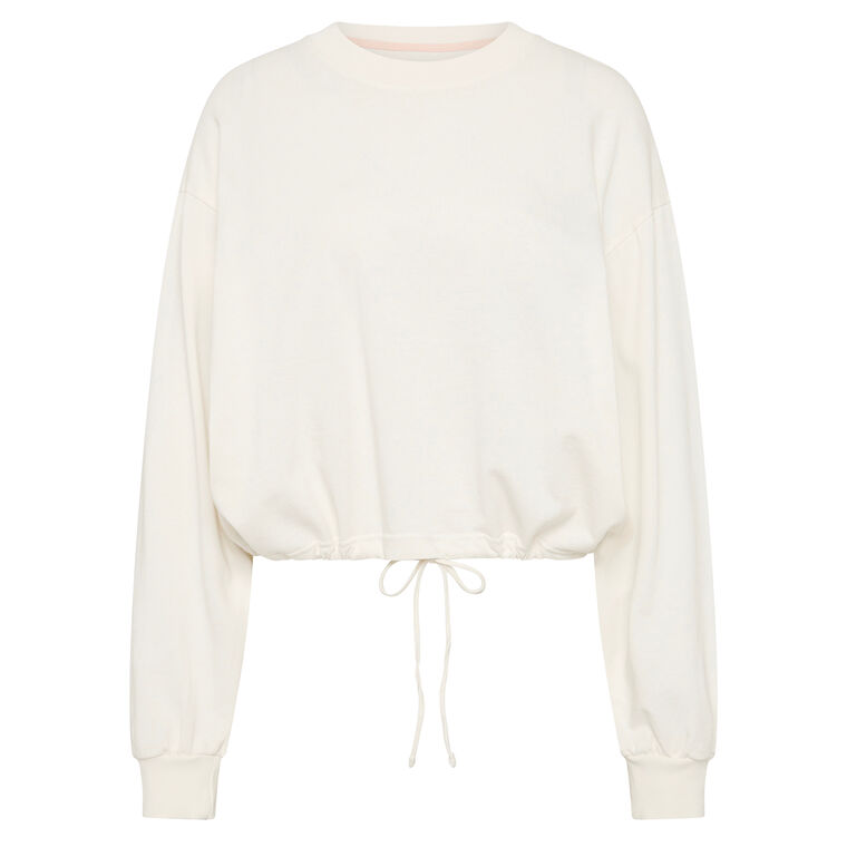 Drawstring Long Sleeve Top image number null