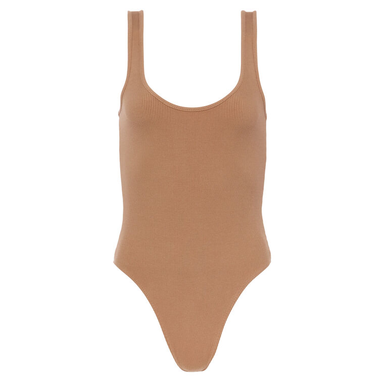 Nica Scoop Neck Tank Bodysuit image number null