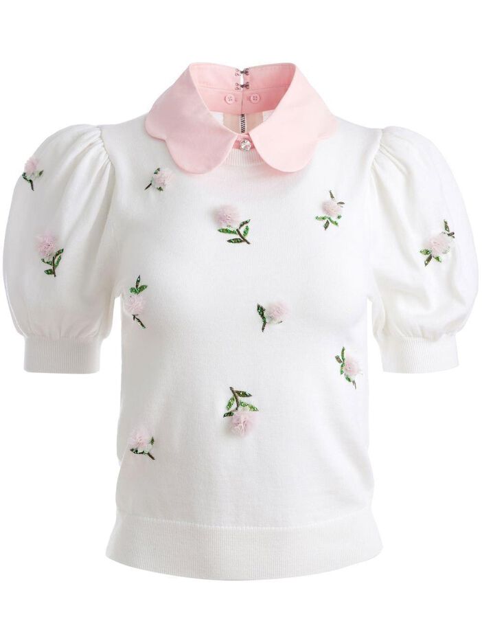 Chase Puff Sleeve with Woven C image number null