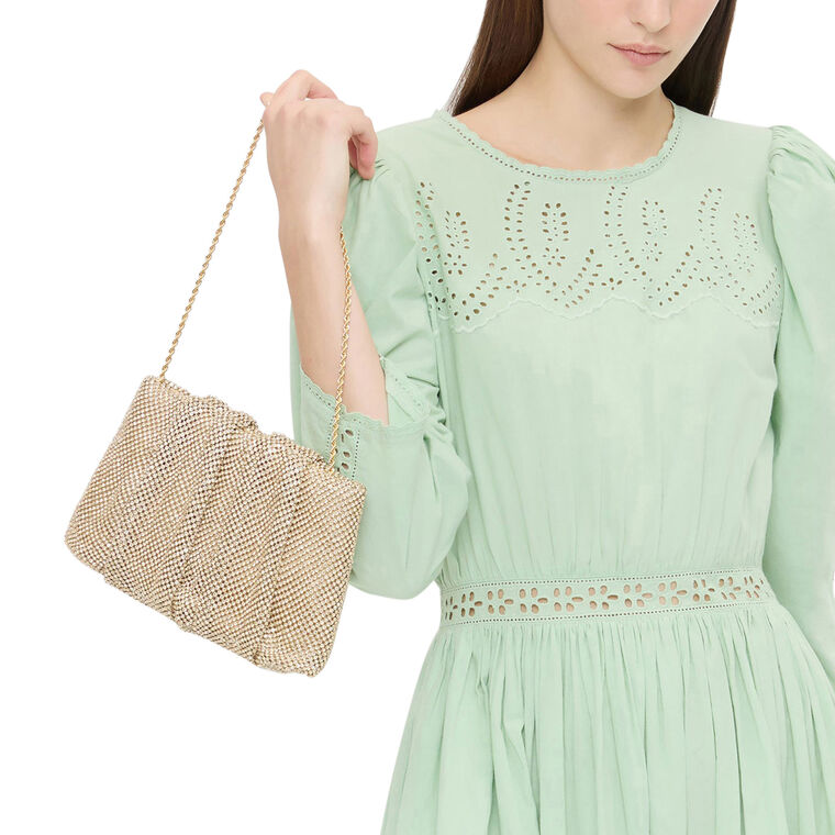 Serena Gathered Clutch image number null