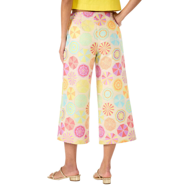 Diona Wide-Leg Crop Pant image number null