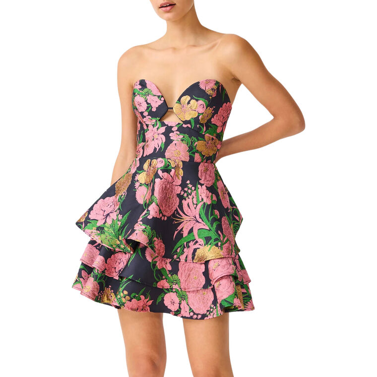 Eclore Tiered Mini Dress  image number null