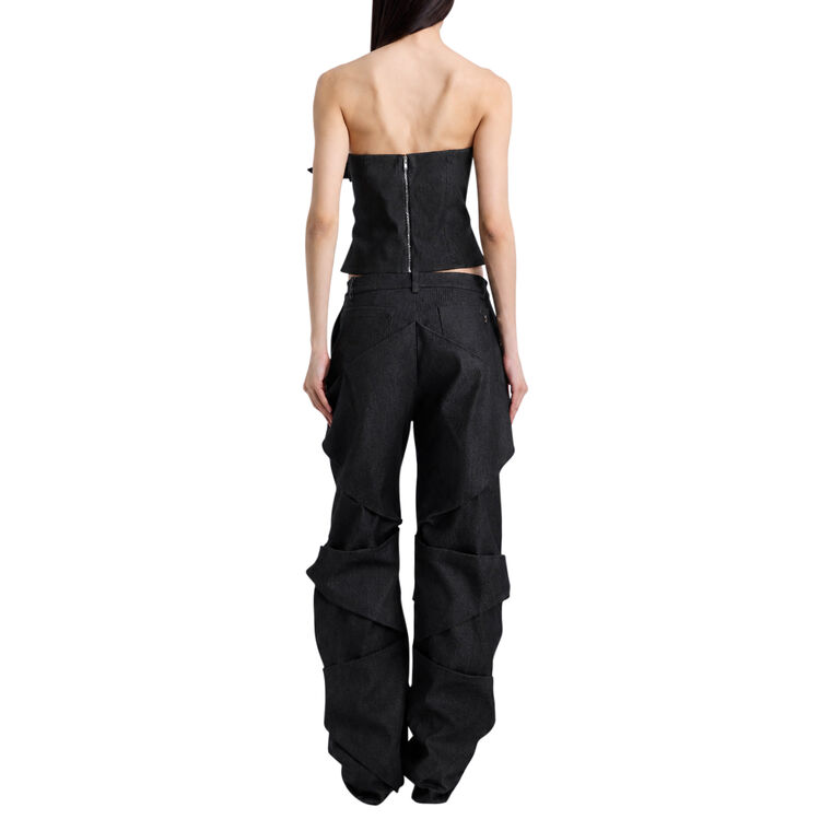 Sylvie Denim Corset image number null